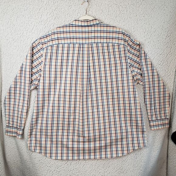 Duluth Trading Co Wrinklefighter Shirt Mens 3XL Plaid Cotton Workwear Casual - Picture 2 of 9